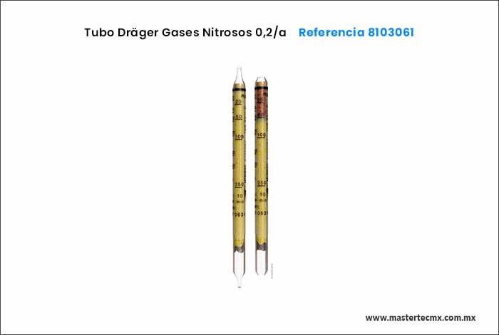 Tubos Drager Detección de Aceite 10/-a-P