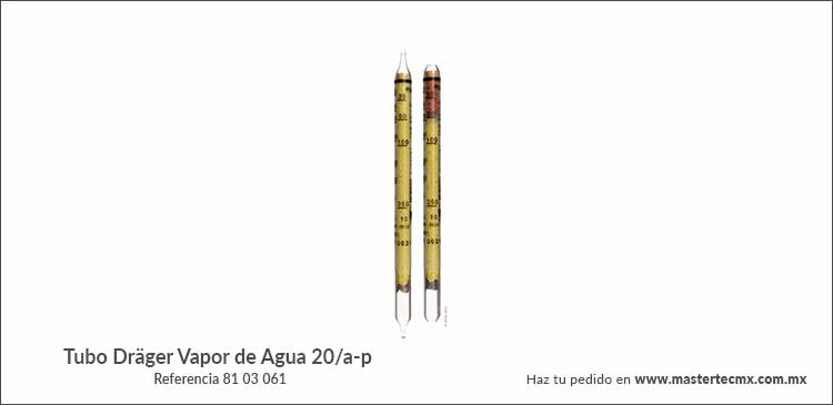 Tubos Drager Detección de Aceite 10/-a-P