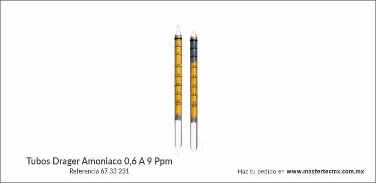 Tubos Drager Detección de Aceite 10/-a-P