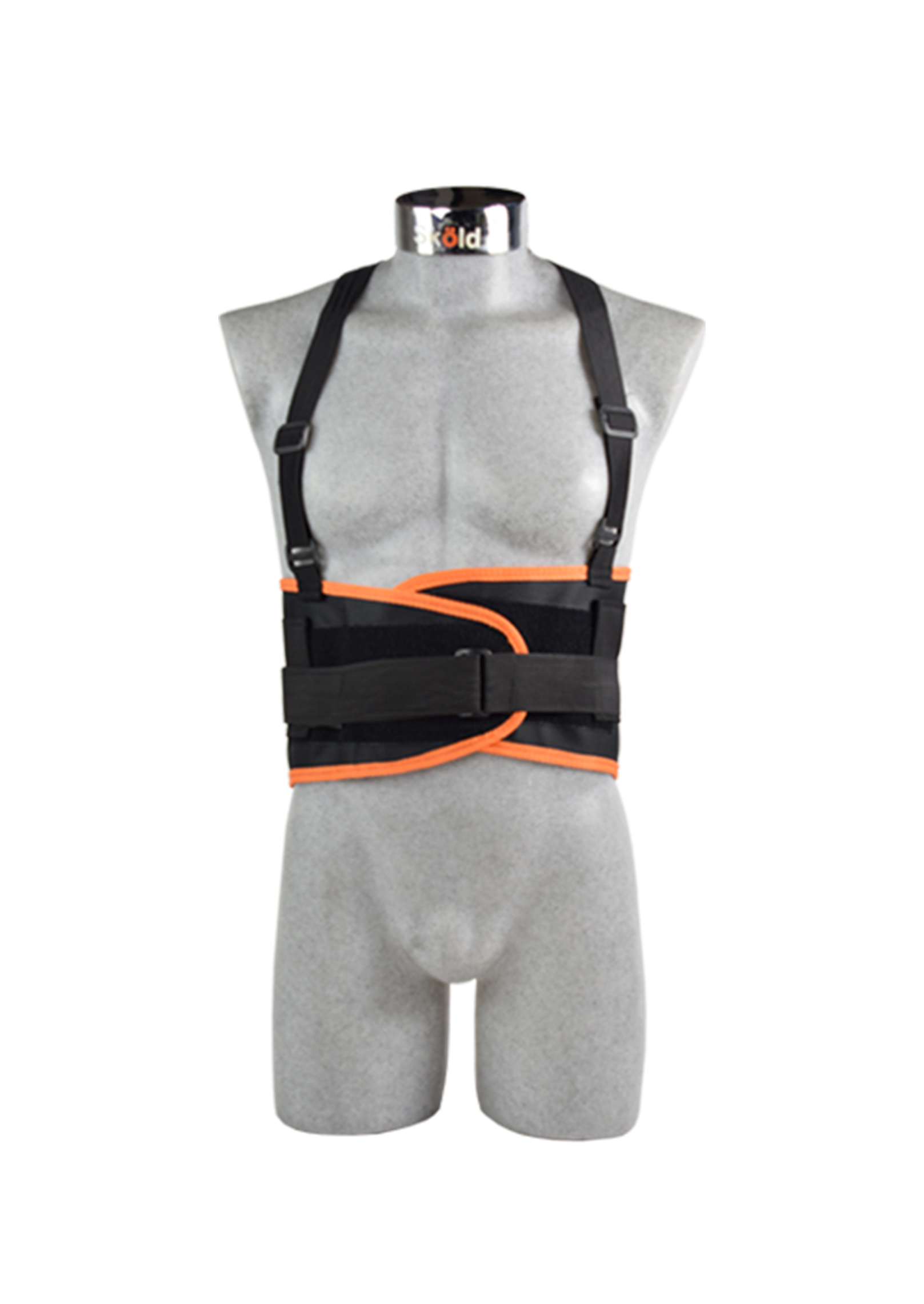 Faja lumbar elástica de alta visibilidad con tirantes, Sköld Safety