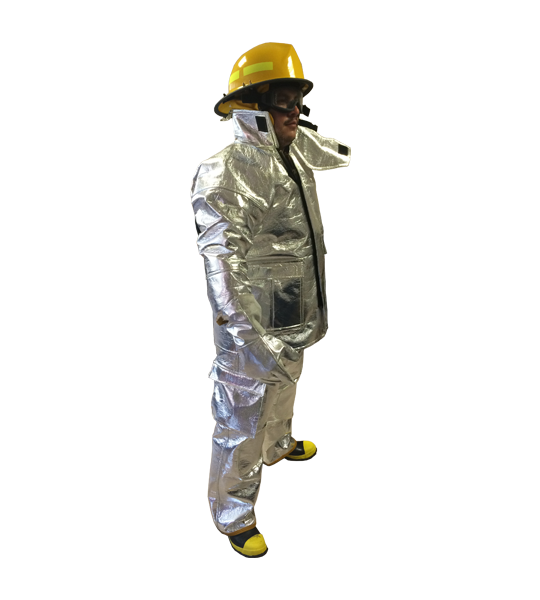 Traje de bombero de aproximación brigadista Kevlar aluminizado, Sköld Safety