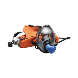 Equipo de escape rápido de flujo contínuo con escafandra, Sköld Safety