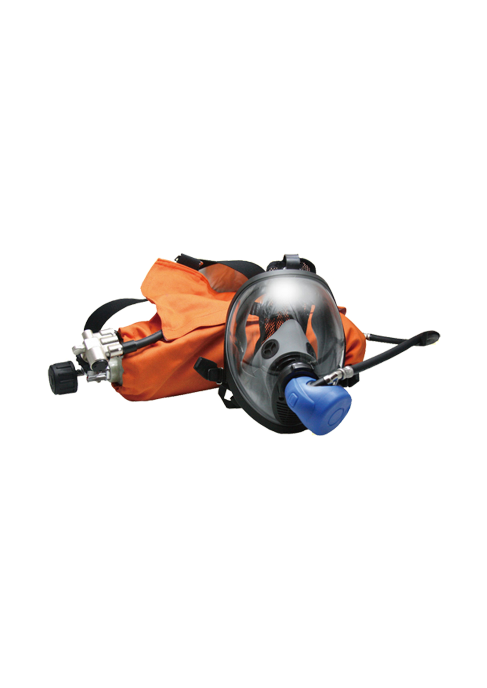 Equipo de escape rápido de flujo contínuo con escafandra, Sköld Safety