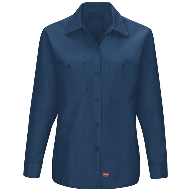 Blusa de trabajo con MIMIX™ color Azul - Red Kap | Mastertec