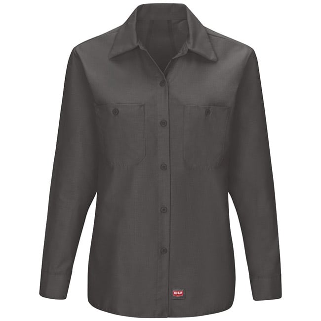 Blusa de trabajo con MIMIX™ color Charcoal - Red Kap | Mastertec