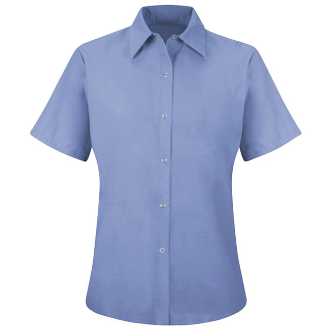 Blusa de trabajo especializada y sin bolsillos color Light Blue - Red Kap | Mastertec