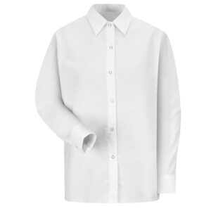 Blusa de trabajo especializada sin bolsillos color White - Red Kap | Mastertec