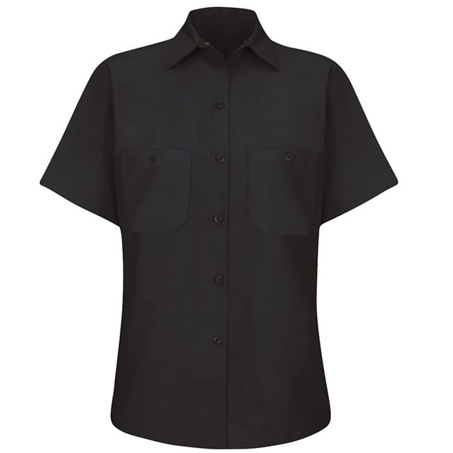Blusa lisa de trabajo industrial para Dama color Black - Red Kap | Mastertec