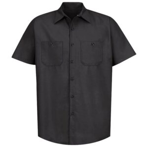Camisa lisa de trabajo industrial color Black - Red Kap | Mastertec