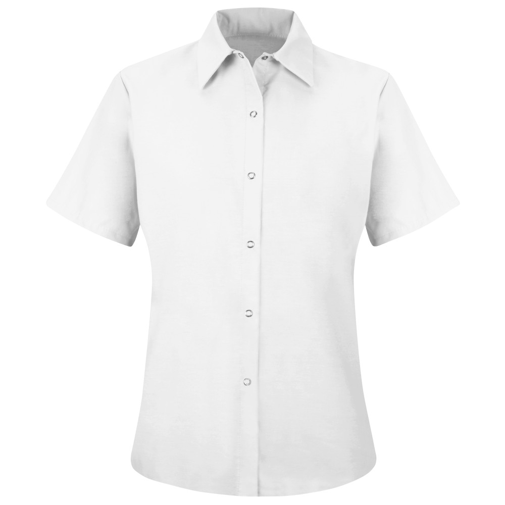 Blusa de trabajo especializada y sin bolsillos color White - Red Kap | Mastertec
