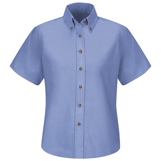 Blusa de vestir de popelina color Light Blue - Red Kap | Mastertec