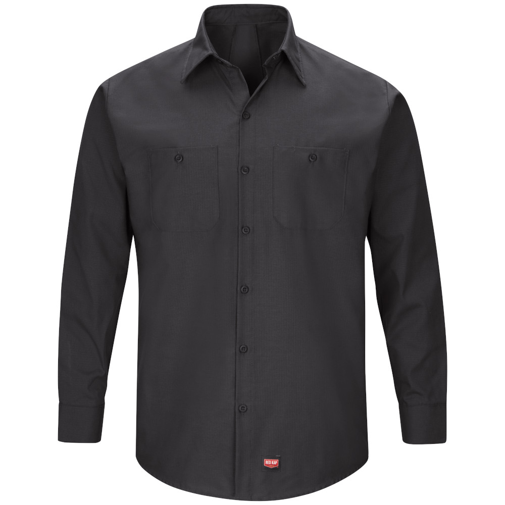Camisa de trabajo con MIMIX™ RED KAP color Black - Red Kap | Mastertec