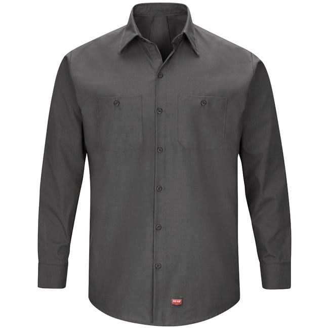 Camisa de trabajo con MIMIX™ RED KAP color Charcoal - Red Kap | Mastertec