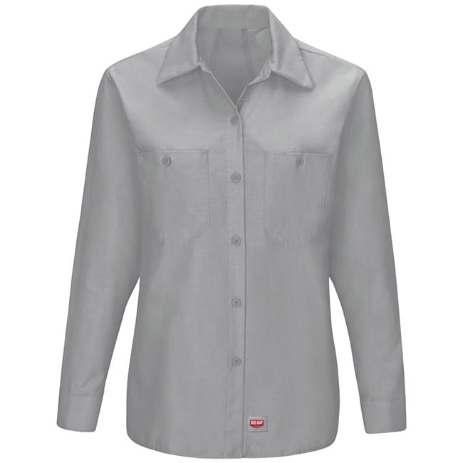 Blusa de trabajo con MIMIX™ color Grey - Red Kap | Mastertec