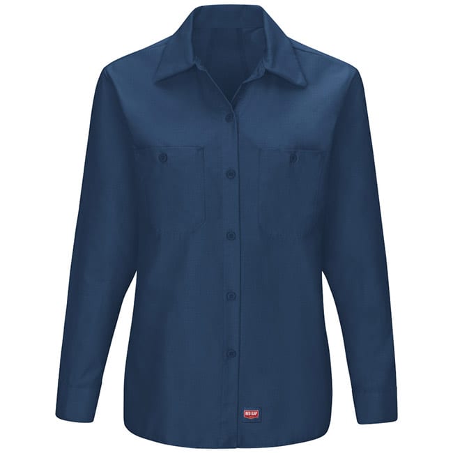 Blusa de trabajo con MIMIX™ color Navy - Red Kap | Mastertec