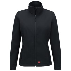 Chamarra impermeable para Dama color Black - Red Kap | Mastertec