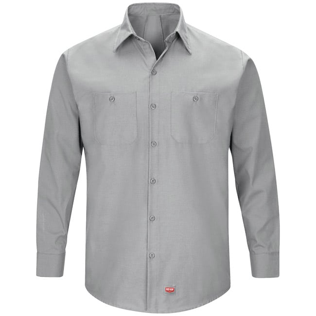 Camisa de trabajo con MIMIX™ RED KAP color Grey - Red Kap | Mastertec