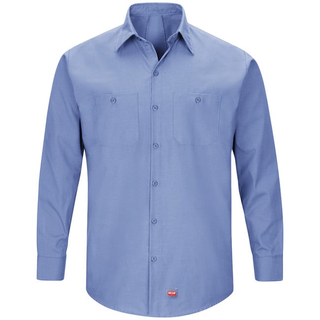 Camisa de trabajo con MIMIX™ RED KAP color Light Blue - Red Kap | Mastertec