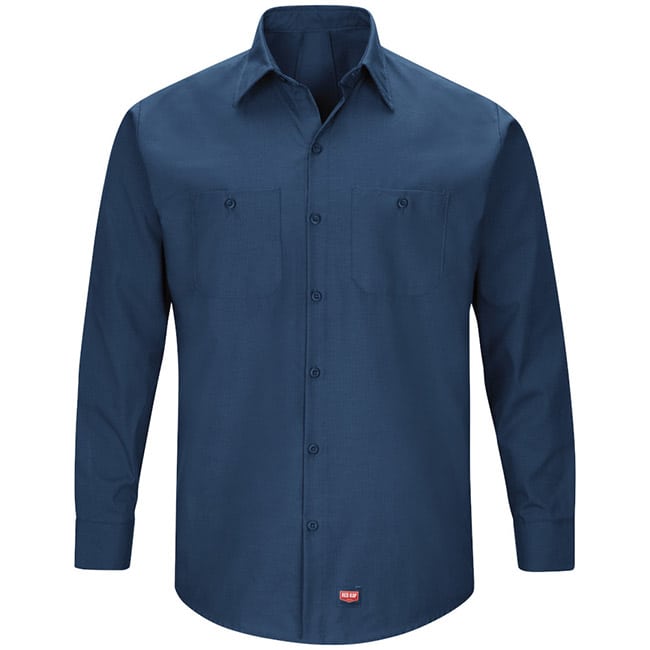 Camisa de trabajo con MIMIX™ RED KAP color Navy - Red Kap | Mastertec