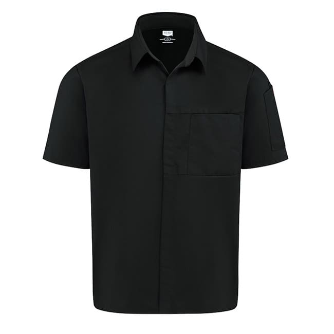 Camisa para cocinero Pro AirFlow y OliBlok para Hombre color Black - Red Kap | Mastertec