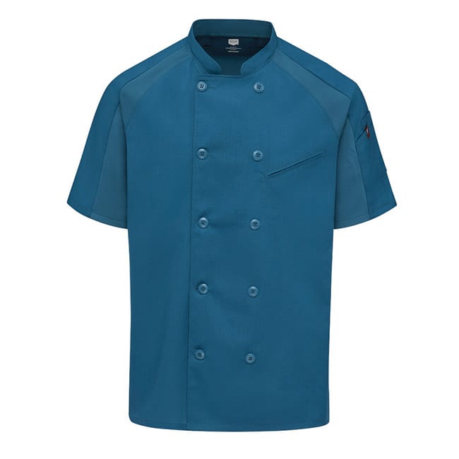 Filipina Manga Ranglán y Pro Airflow para Hombre color Teal Teal Mesh - Red Kap | Mastertec