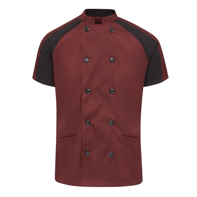 Filipina Manga Ranglán y Pro Airflow para Mujer color Merlot Black - Red Kap | Mastertec