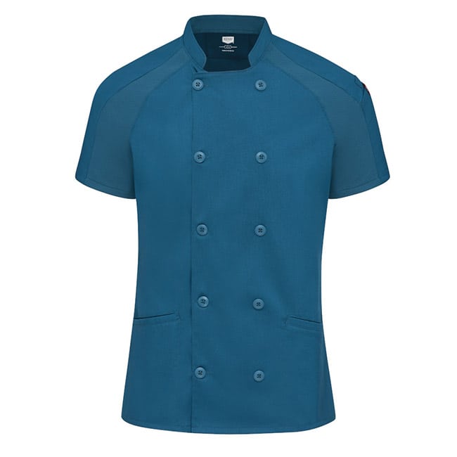 Filipina Manga Ranglán y Pro Airflow para Mujer color Teal Teal Mesh - Red Kap | Mastertec