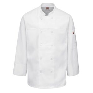 Filipina de lujo Pro Air Flow para Hombre color White - Red Kap | Mastertec