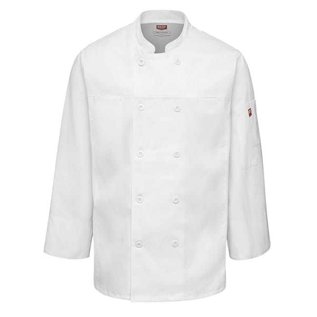 Filipina de lujo Pro Air Flow para Hombre color White - Red Kap | Mastertec