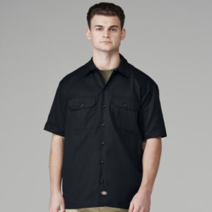 Camisa de Trabajo Manga Corta color Black - Dickies | Mastertec