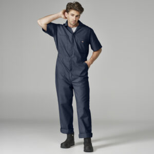 Overol Industrial de manga corta color Dark Navy - Dickies | Mastertec