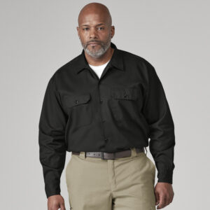 Camisa de trabajo de manga larga color Black - Dickies | Mastertec