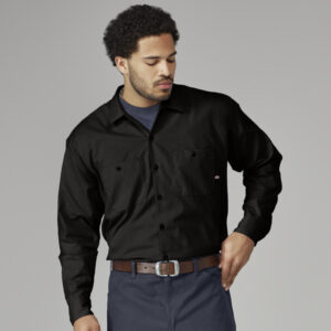 Camisa industrial de manga larga color Black - Dickies | Mastertec