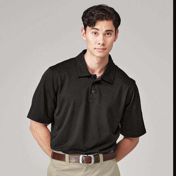 Polo WorkTech con malla refrescante color Black - Dickies | Mastertec