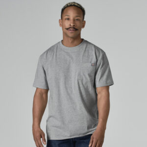 Camiseta Tradicional de Manga Corta Gruesa de Cuello Redondo color Heather Gray - Dickies | Mastertec