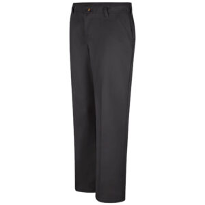 Pantalón de algodón frente liso para Dama color Black - Red Kap | Mastertec