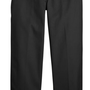 Pantalón premium industrial de frente liso y cintura cómoda color Black - Dickies | Mastertec