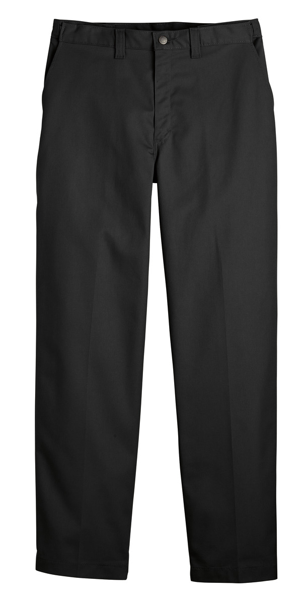 Pantalón premium industrial de frente liso y cintura cómoda color Black - Dickies | Mastertec