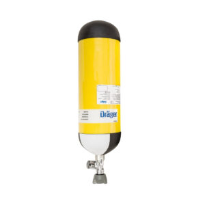 Dräger cilindros PSS, aluminio y carbon composite