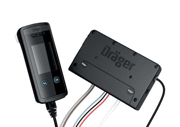 Dräger Interlock 7500, terminal y unidad de control