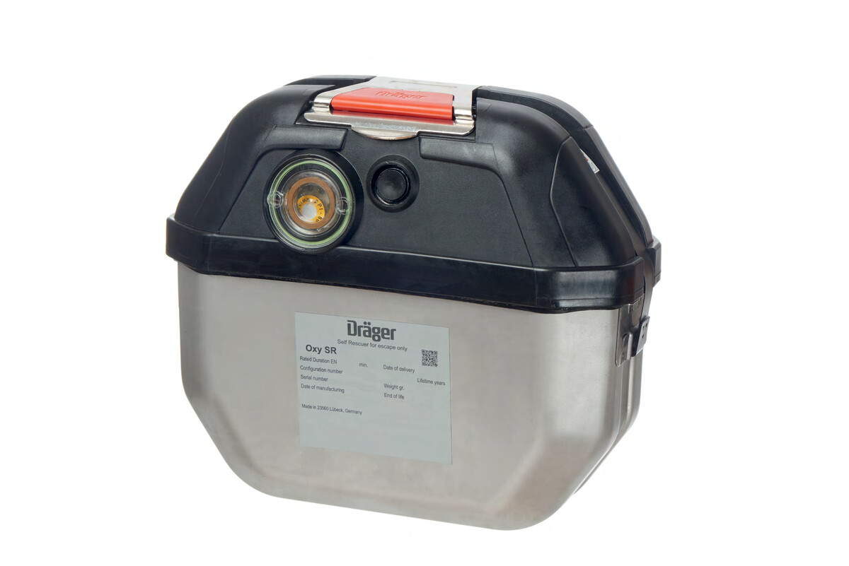 Dräger Oxy SR 30, autorrescatador de oxígeno de 30 minutos