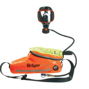Dräger Saver PP 15, equipo de escape de presión positiva con máscara completa