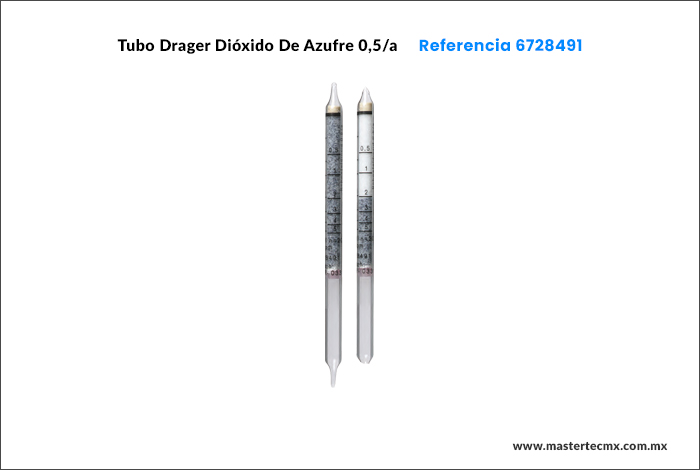 Tubo Drager Dióxido De Azufre 0,5/a